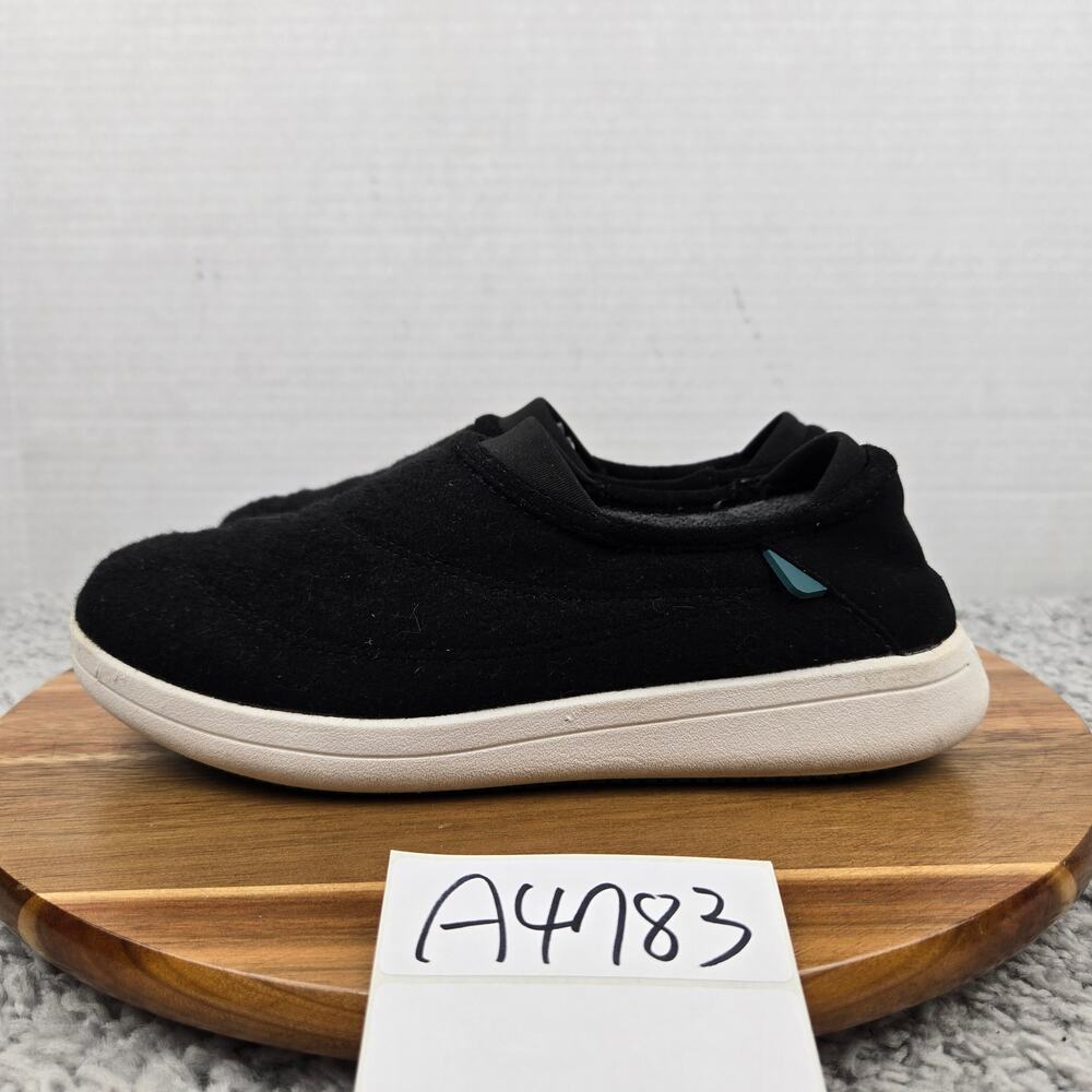 Vessi Womens 7 Sunday Slip-On Black Lifestyle Comfort Casual Daily Sneaker